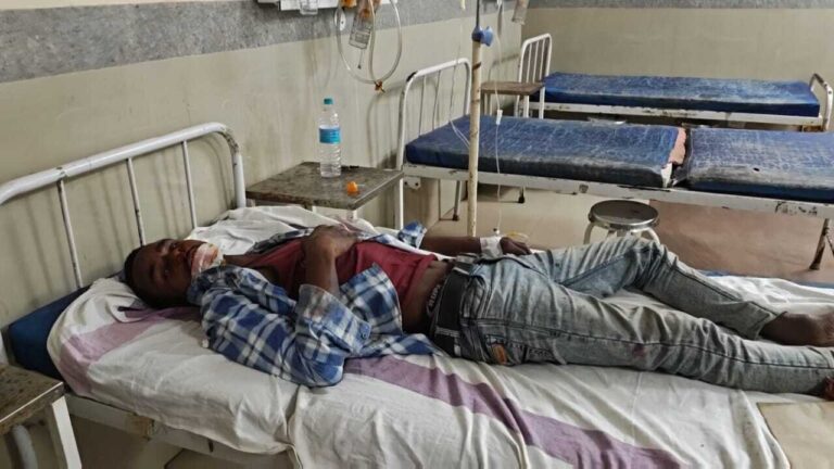 दो बाइक की टक्कर में एक घायल
