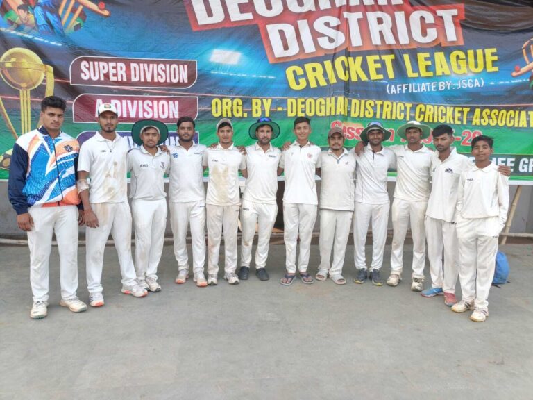 Deoghar news : मां मनसा रेड, कैंब्रिज वन और एमसीए रेड ने बड़े अंतर से जीते मैच