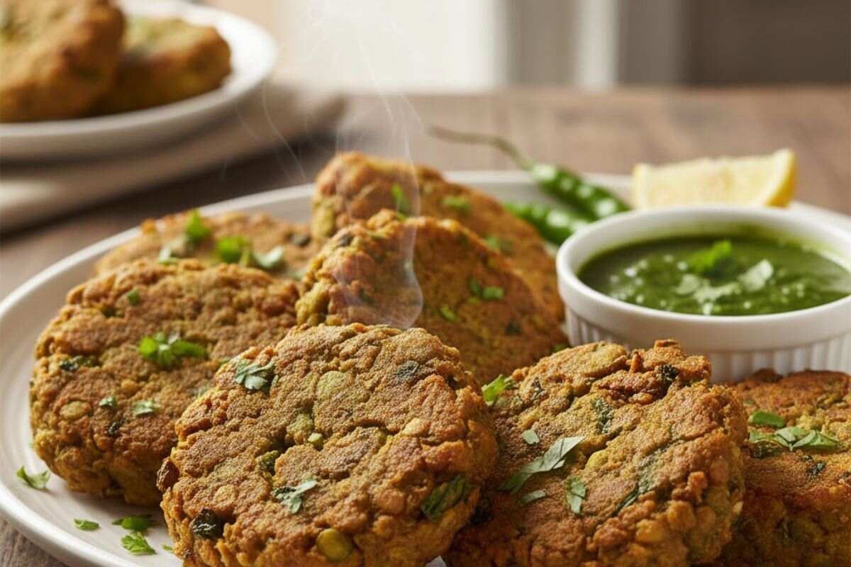 green moong dal vada