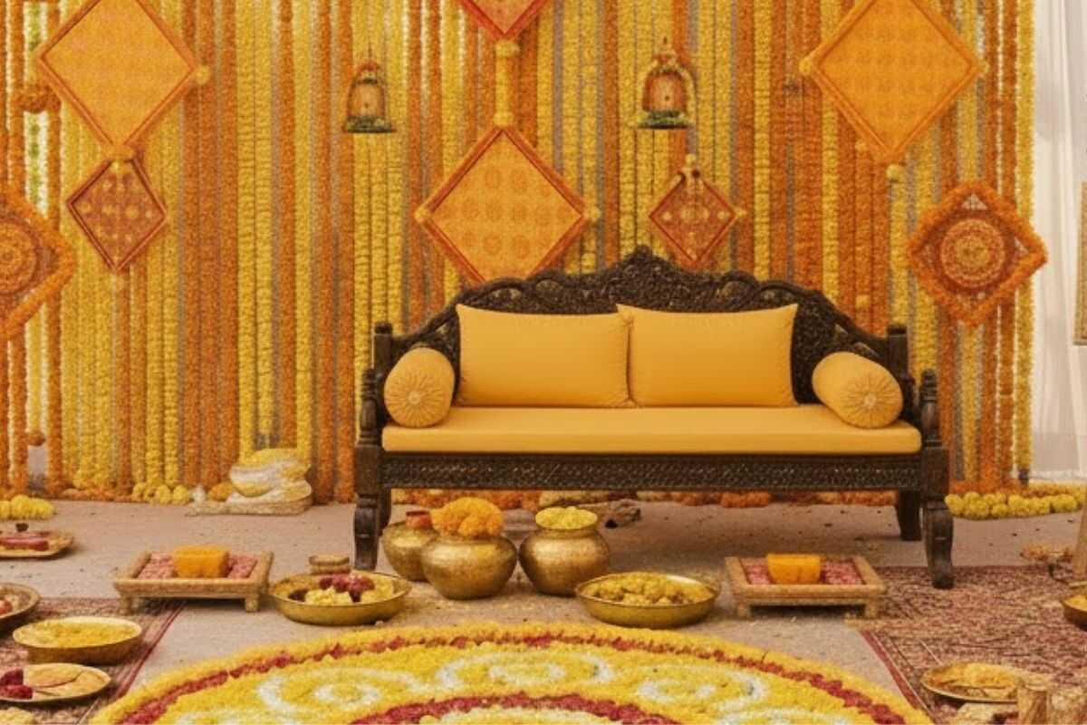 haldi decration ideas