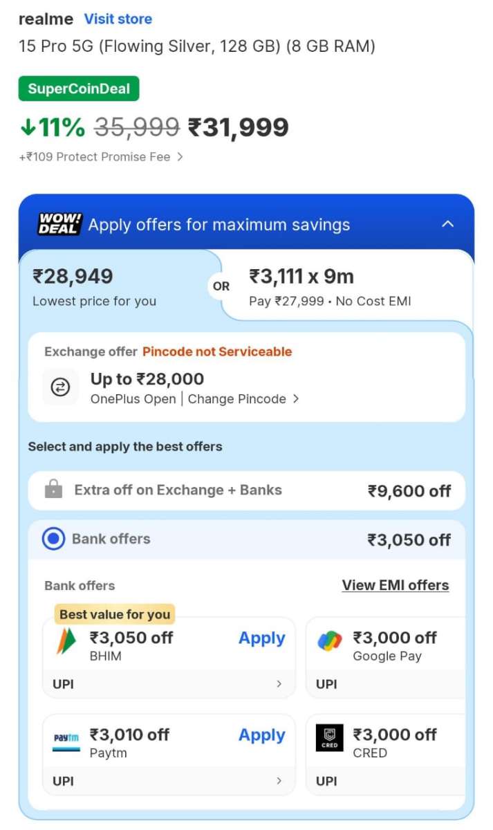 Realme 15 Pro के गिरे दाम, Flipkart Black Friday Sale में मिल रहा जबरदस्त डिस्काउंट, चेक करिए ऑफर डिटेल्स 1 image 222