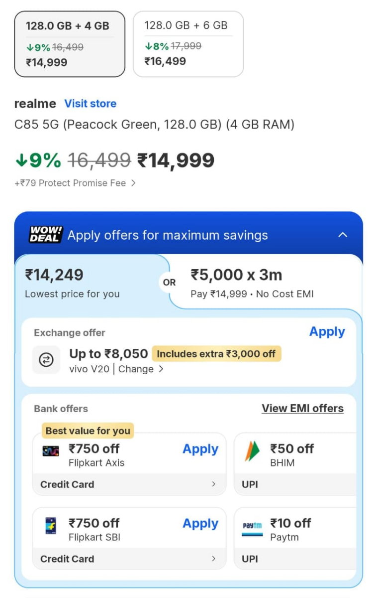 Realme का दमदार 7,000Mah बैटरी वाला बजट स्मार्टफोन लॉन्च, 1% बैटरी में भी 40 मिनट तक कर सकेंगे बात 1 Image 296