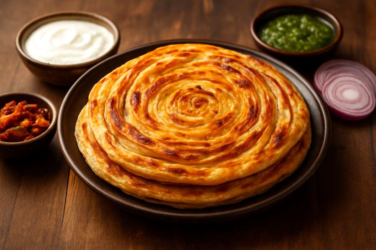lachcha aloo paratha recipe