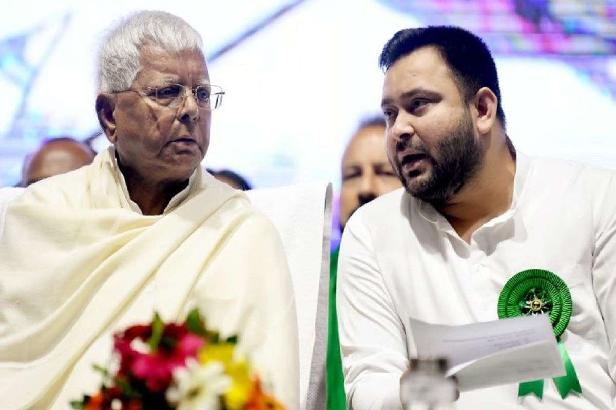 Lalu Yadav and Tejashwi Yadav