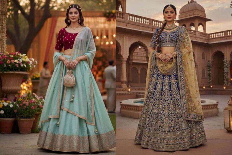 Lehenga Design Ideas For Wedding Function: शादी के फंक्शन में पाएं आकर्षक लुक, ट्राई करें ये खूबसूरत लहंगा डिजाइन 