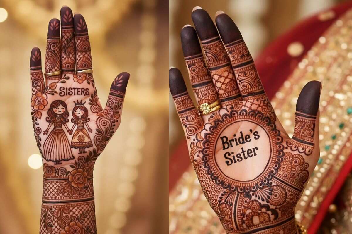 mehndi design for bride sister