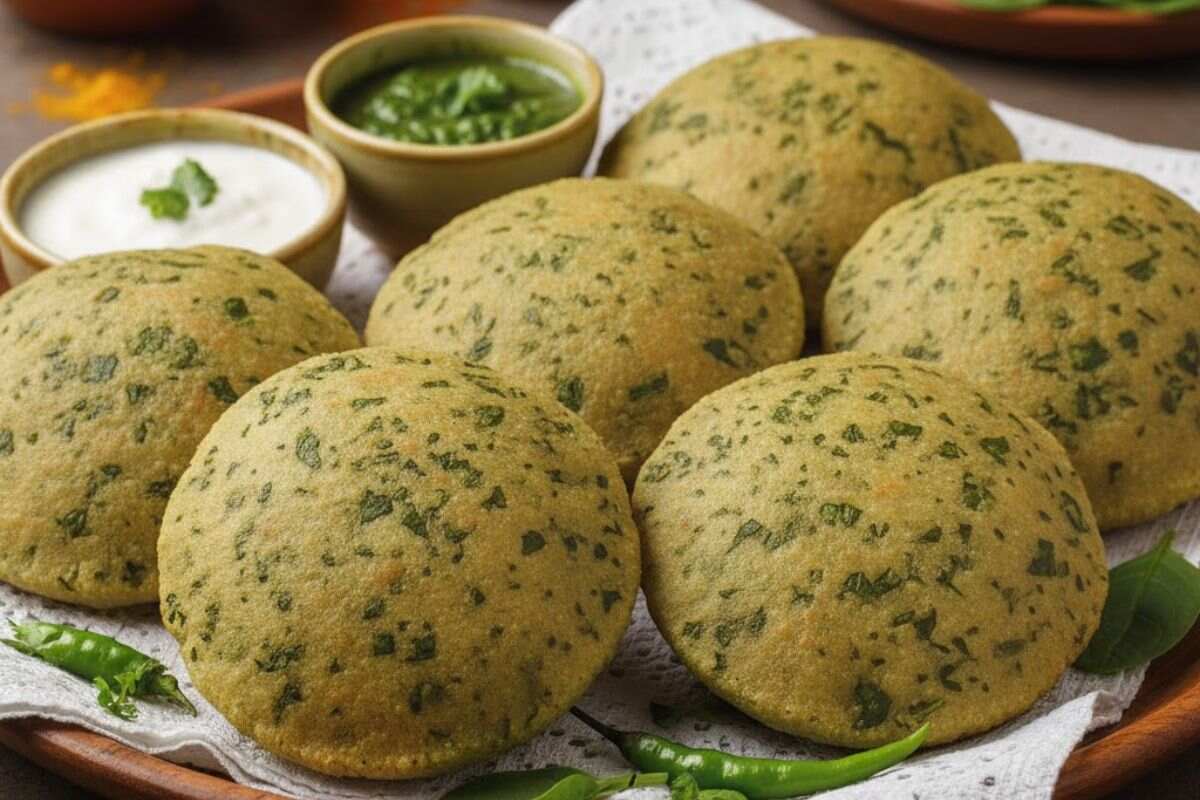 methi palak puri