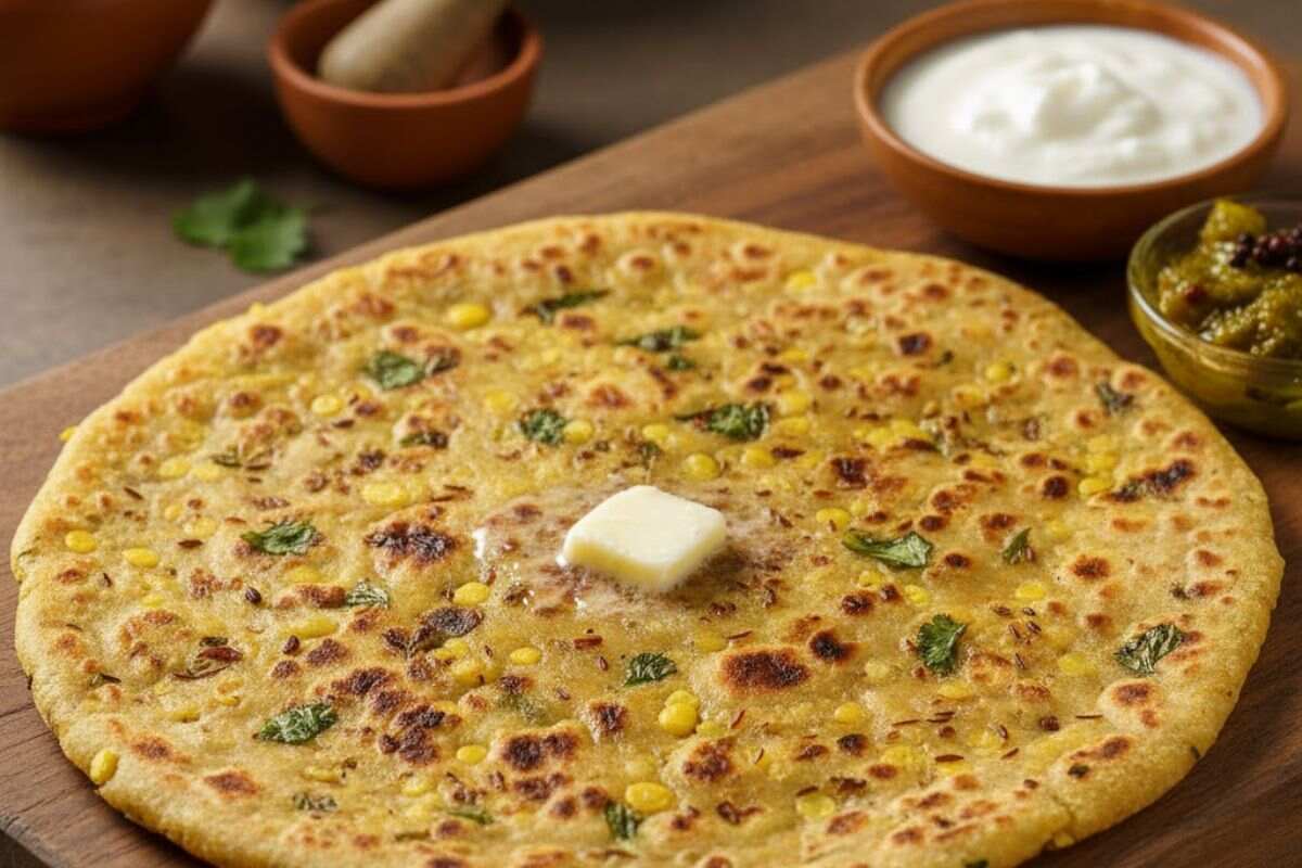 moong dal paratha recipe