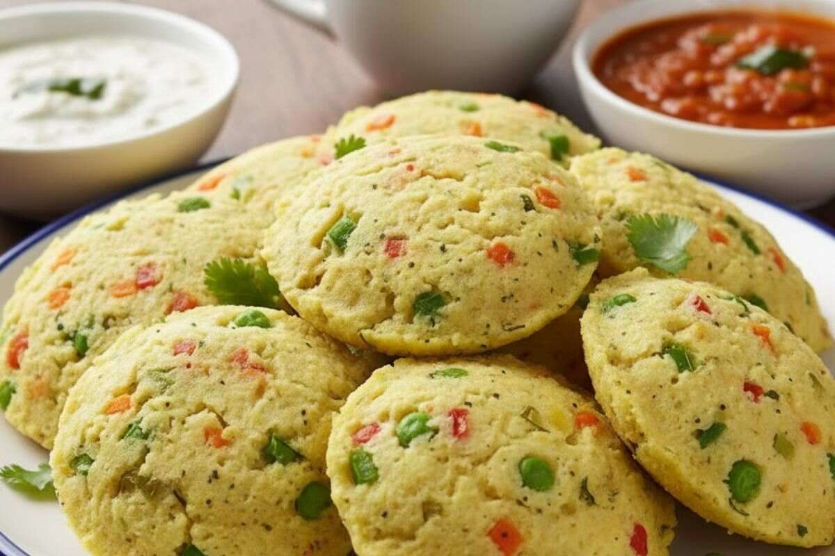 moong dal vegetable idli