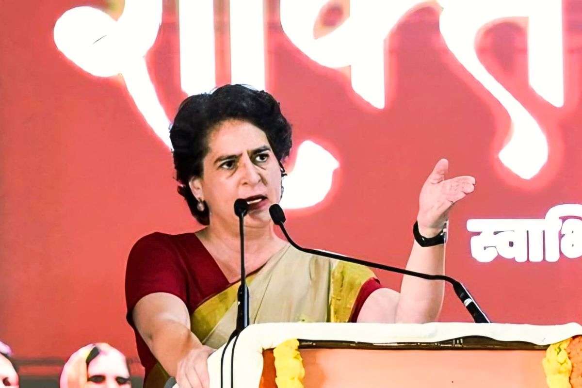 priyanka gandhi katihar| Priyanka Gandhi attacks Nitish Kumar and PM Modi