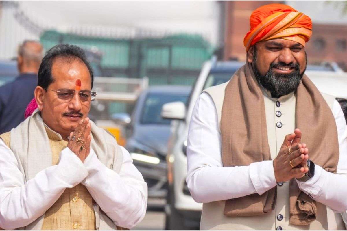 samrat chaudhry vijay sinha| Samrat Choudhary elected leader of BJP legislative party, Vijay Sinha to be deputy leader