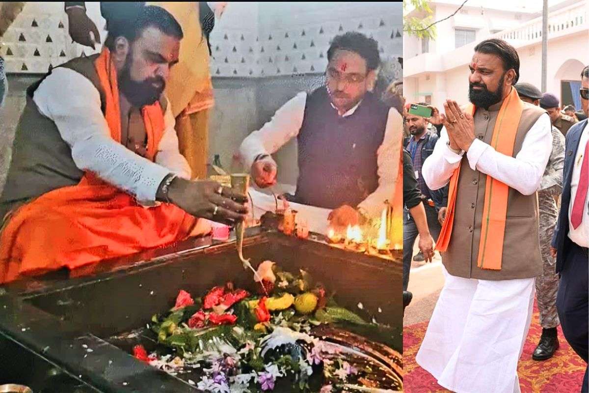 samrat in action| Samrat's 'Yogi style' road show before taking over as Home Minister