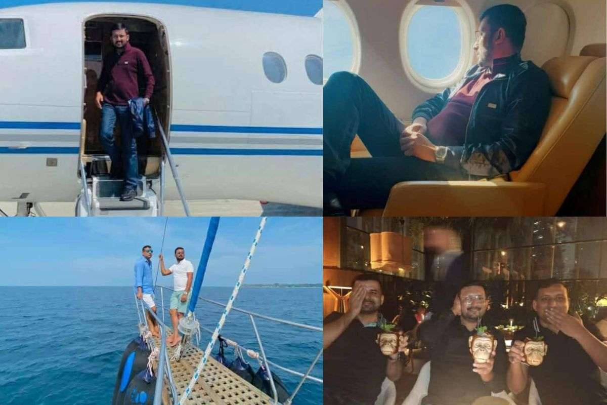 sanjay ramiz viral pic| Sanjay Yadav and Rameez's debauchery pictures abroad go viral