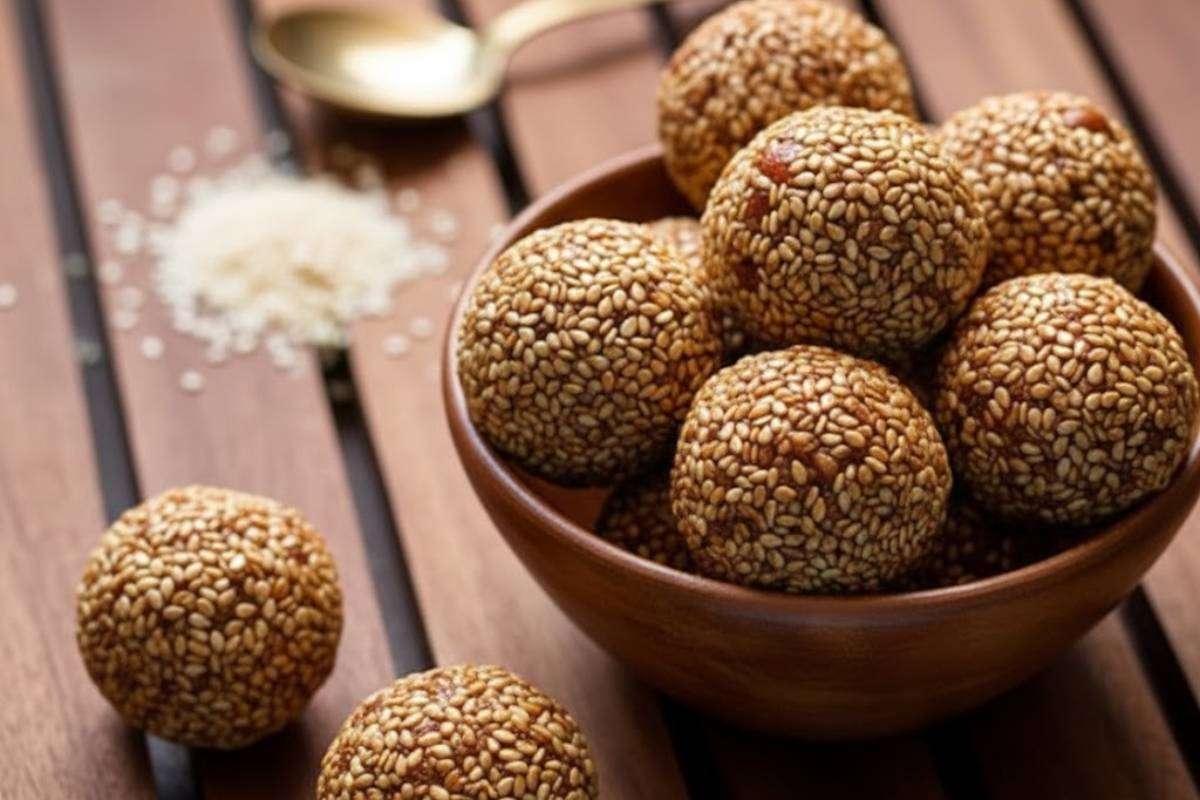 Til Mawa Laddu Recipe