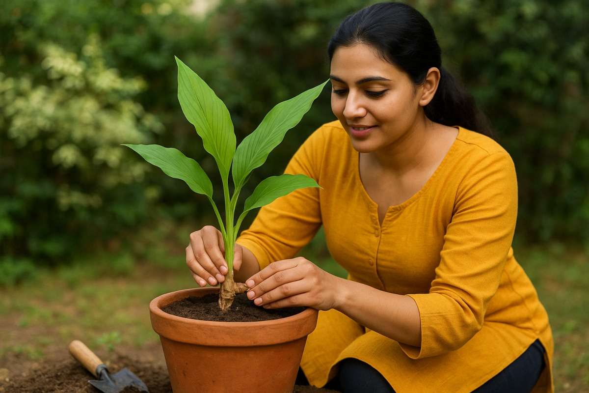 turmeric plant gardening tips