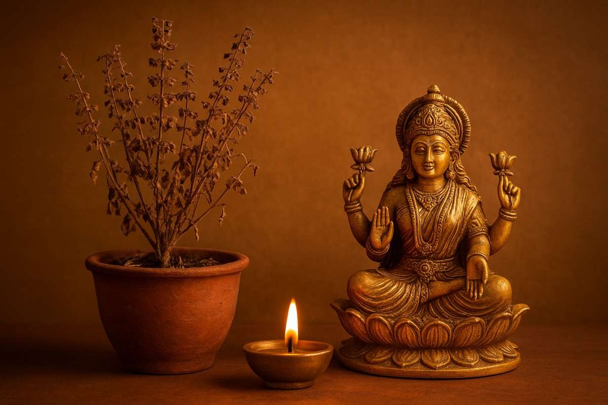 vastu tips for dried tulsi plant