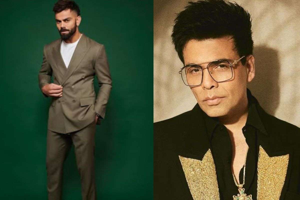 virat kohli and Karan Johar