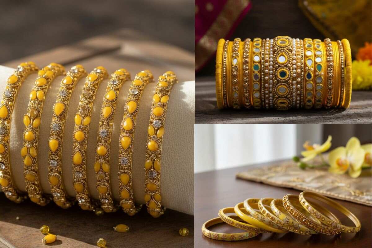 yellow bangle design