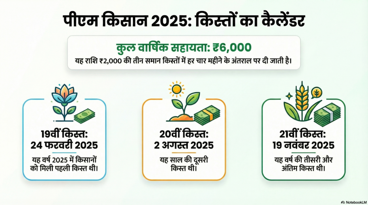 Year Ender 2025: साल भर में किसानों को कब-कब मिली Pm Kisan की किस्त 2 %E0%A4%Aa%E0%A5%80%E0%A4%8F%E0%A4%Ae %E0%A4%95%E0%A4%Bf%E0%A4%B8%E0%A4%Be%E0%A4%A8 2025