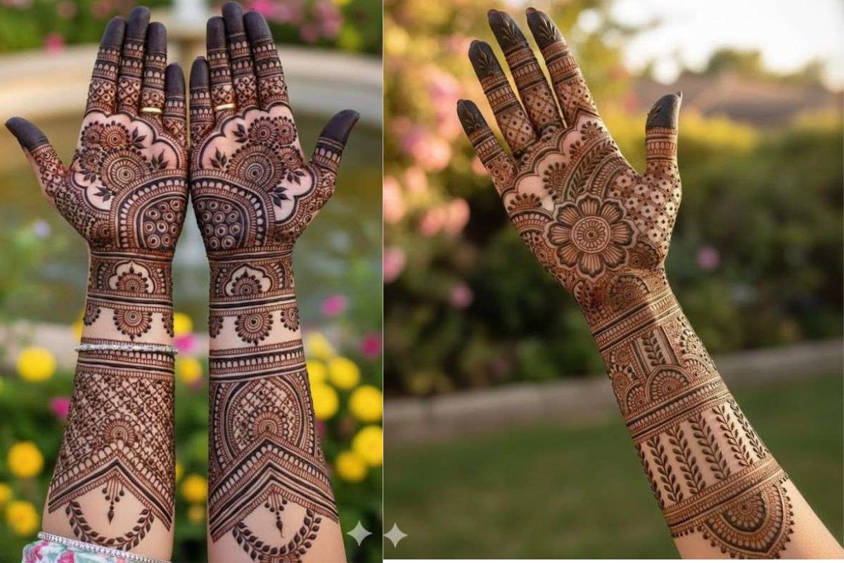 AI Full Hand Mehndi Design