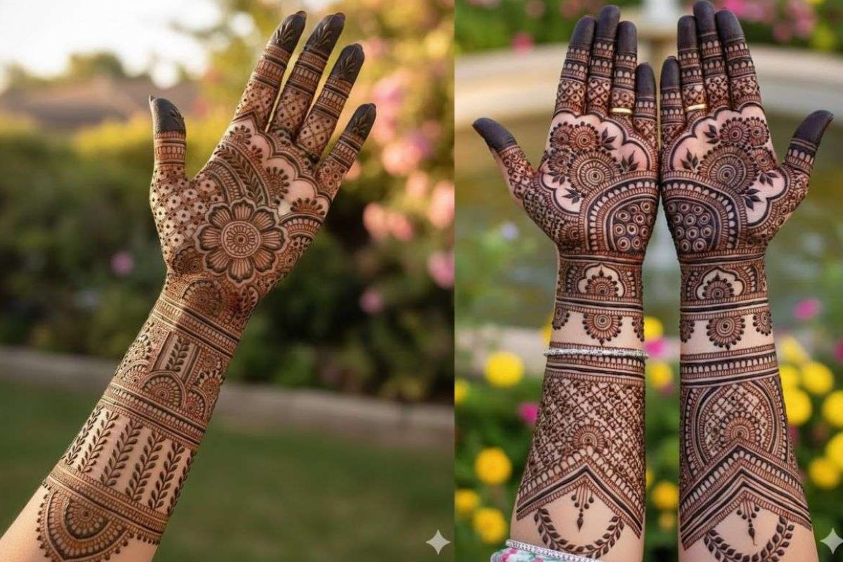 AI Full Hand Mehndi Design