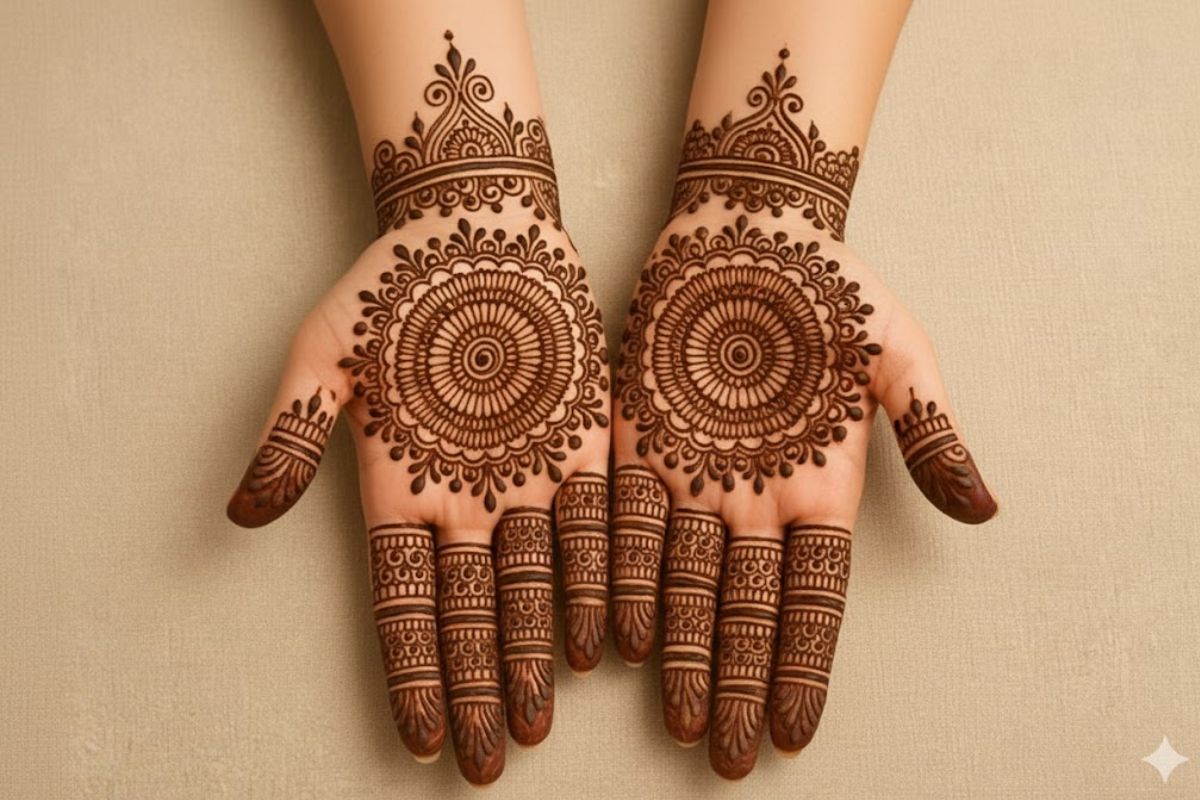  Ai Mandala Mehndi Design