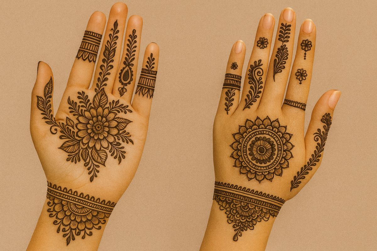 Ai Simple Mehndi Design 
