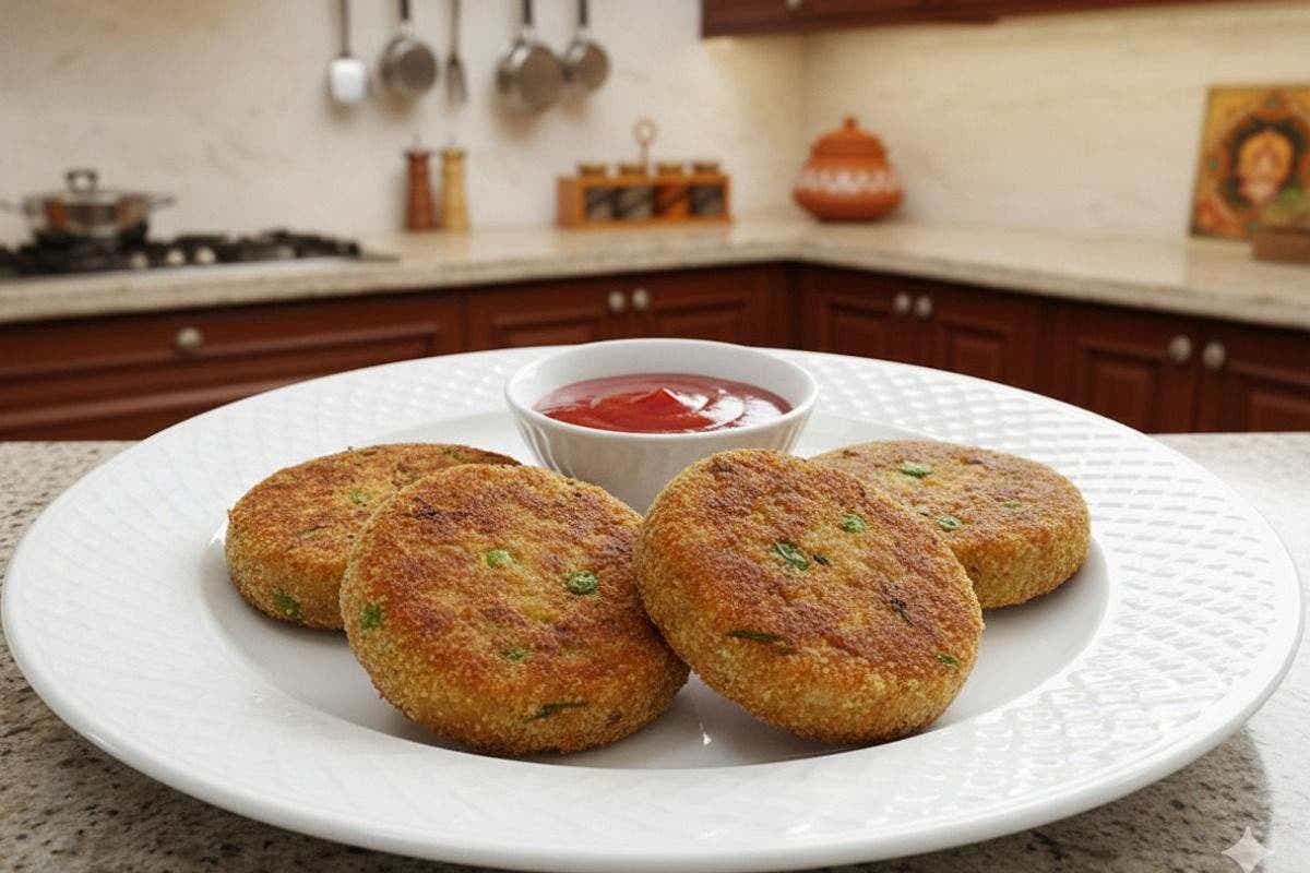 Aloo Matar Cutlet Recipe