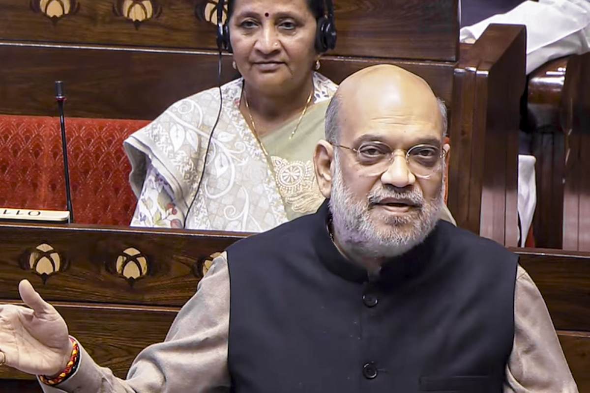 Amit Shah in Rajya Sabha