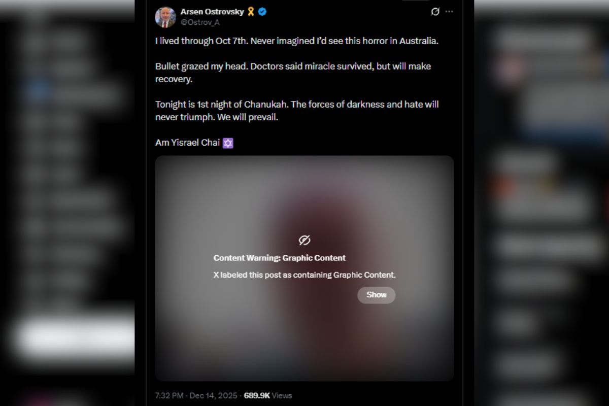 किस्मतवाला! इजरायल में हमास हमले में बचा, फिर सिडनी में छूकर निकली गोली, इस यहूदी नेता की नायाब कहानी 2 Arsen Ostrovsky Victim Of Sydney Beach Firing 1