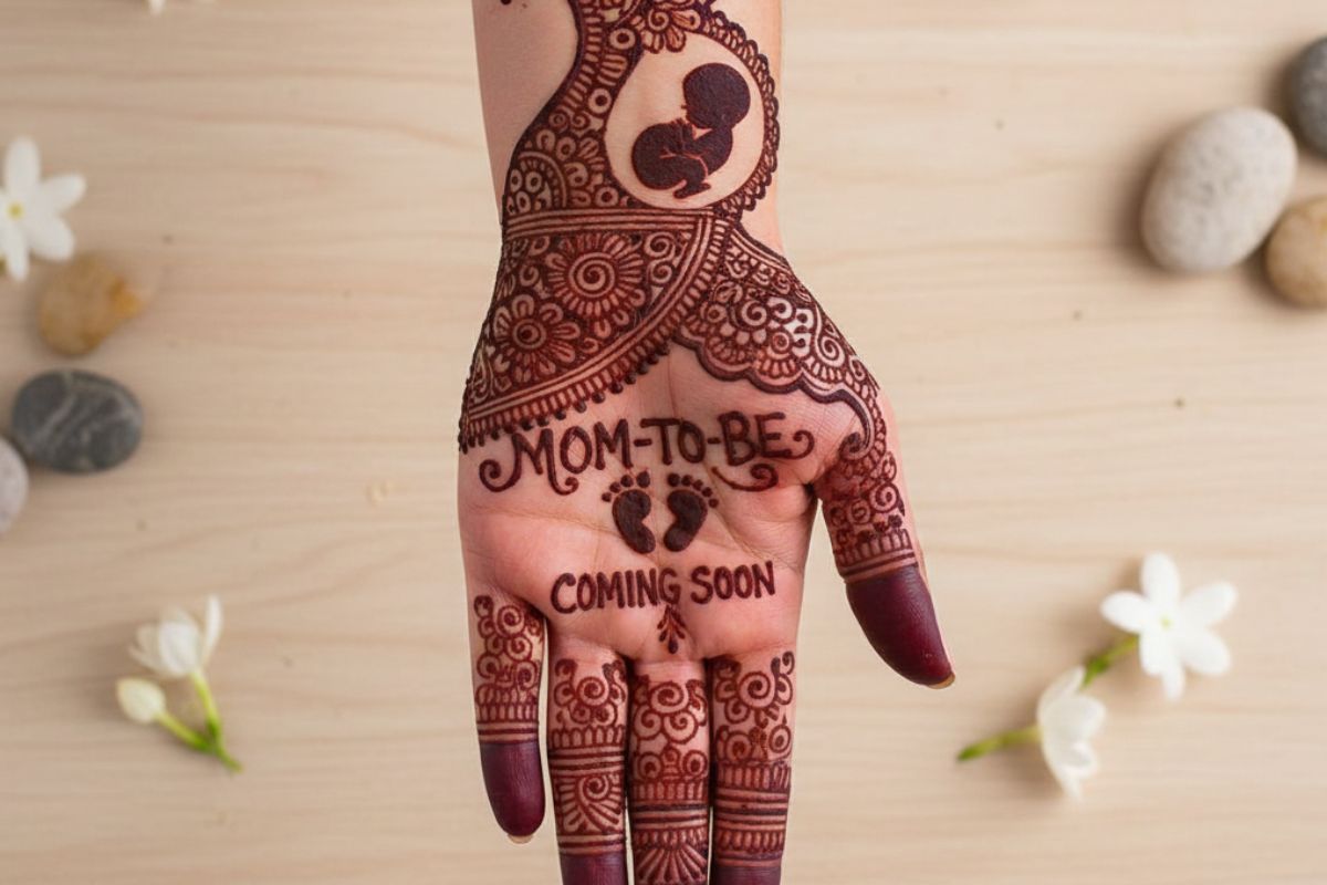 Baby Shower Mehendi Designs 2025 1
