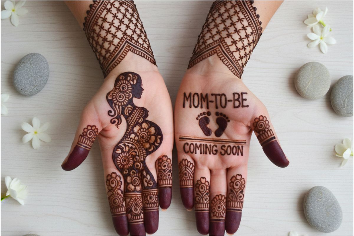 Baby Shower Mehendi Designs 2025 3