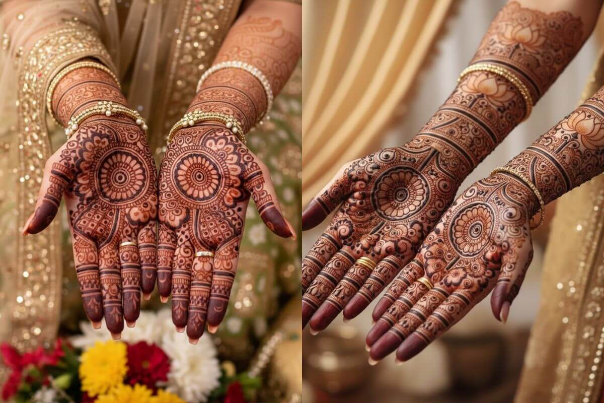 Beautiful bridal mehndi design
