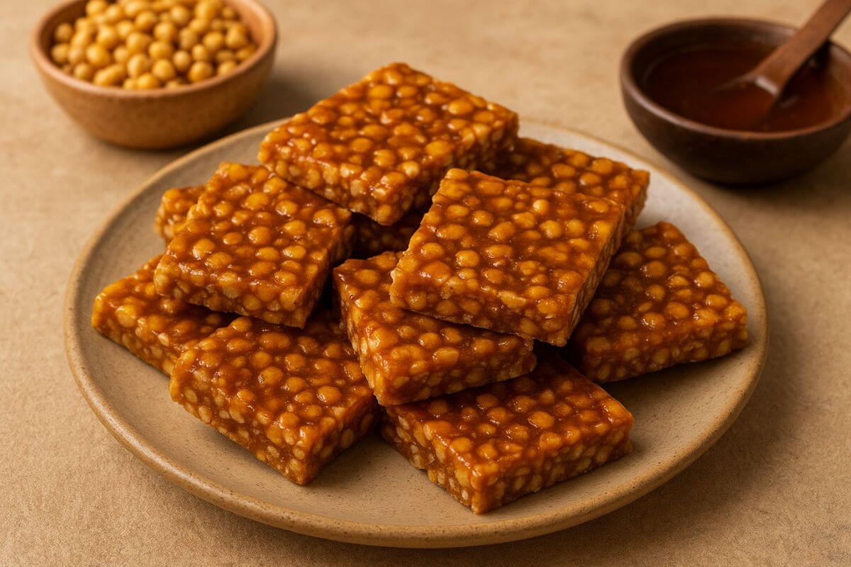 Chana Gud Ki Chikki Recipe