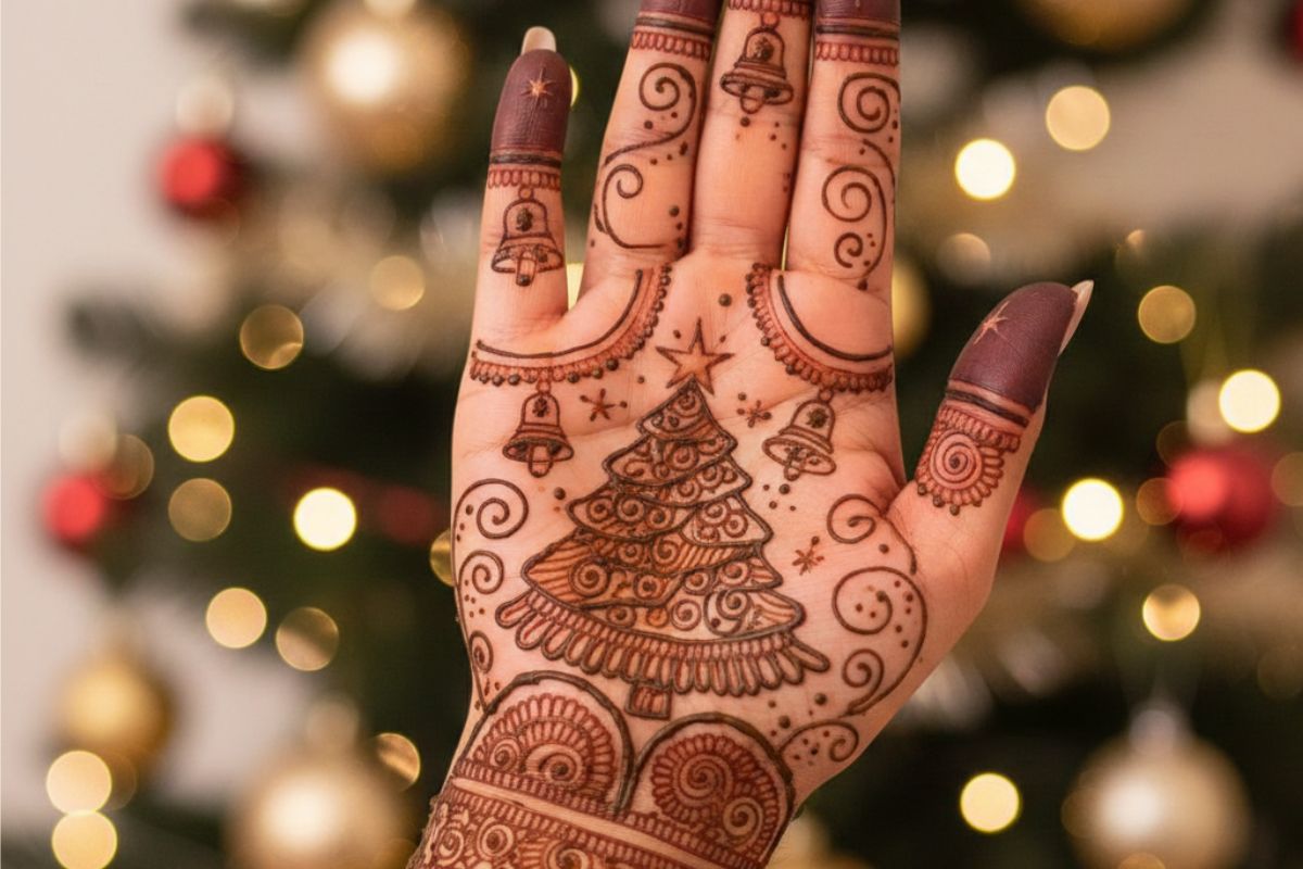 Christmas Mehndi Designs 2025 1