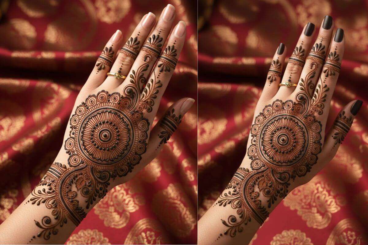 Circle Mehndi Design: हाथों की खूबसूरती बढ़ाएं इन लेटेस्ट सर्कल मेहंदी डिजाइनों के साथ, रचने के बाद लगेंगे शानदार 4 Beautiful Circle Mehndi Design For Hand