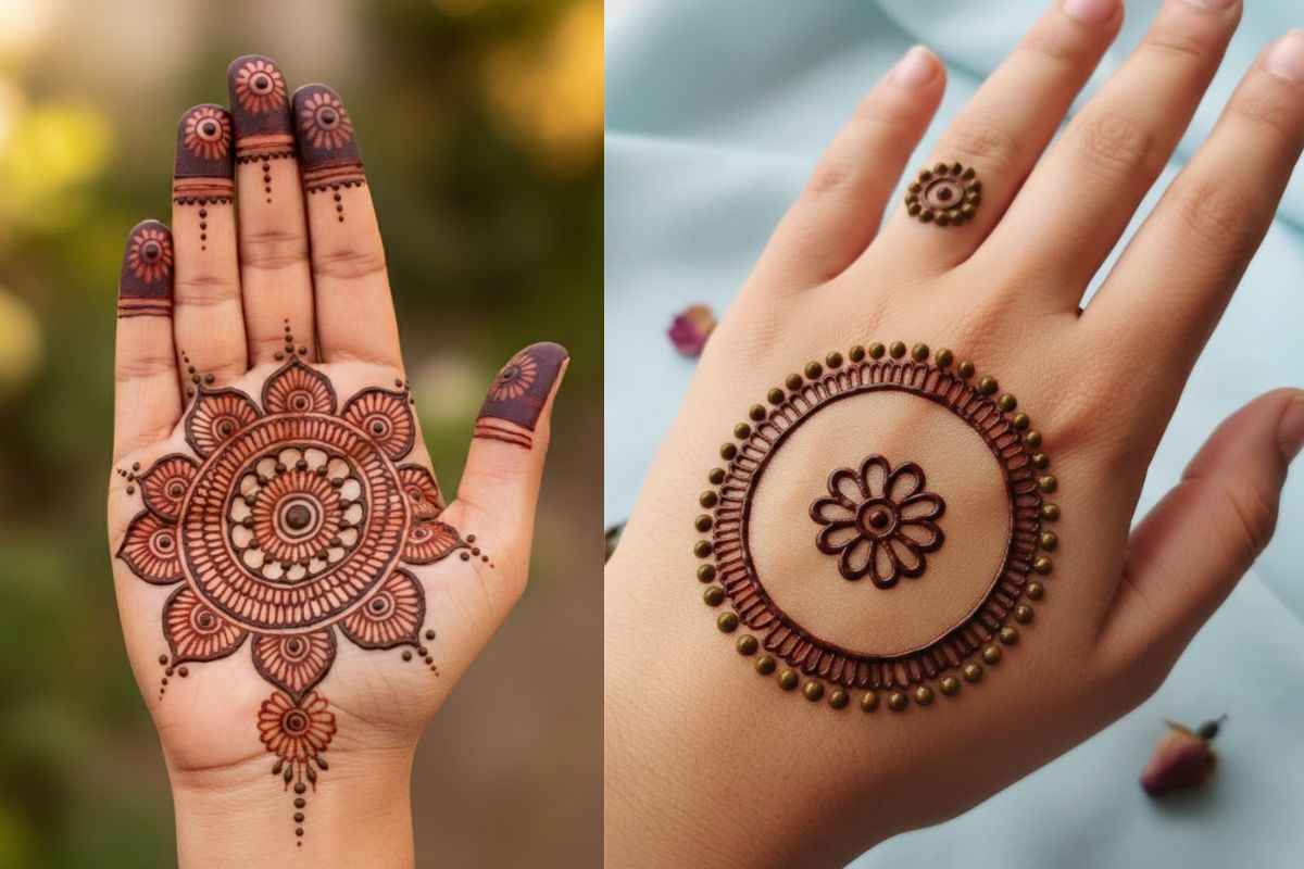 Circle Mehndi Design: हाथों की खूबसूरती बढ़ाएं इन लेटेस्ट सर्कल मेहंदी डिजाइनों के साथ, रचने के बाद लगेंगे शानदार 5 Easy Circle Mehndi Design For Hand