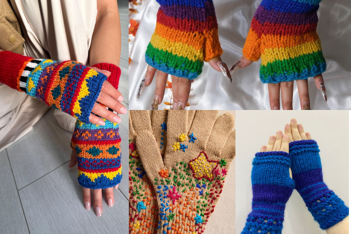 Woolen Gloves Designs: ठंड में हाथों को गर्म और स्टाइलिश रखने के लिए ट्राय करें ये ट्रेंडी वूलन ग्लव्स डिजाइंस 5 Colorful Patterned Gloves