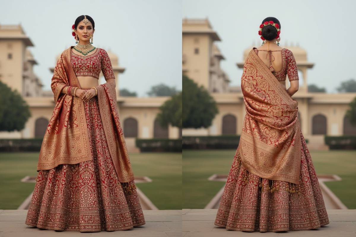 New Bridal Shawl Designs For Wedding: दुल्हन के लिए देखें नए ब्राइडल शॉल ट्रेंड्स सर्दियों के लिए 3 Designer Silk Shawl For Bride With Elegant Embroidery – Stylish Wedding Silk Shawl For Bridal Lehenga And Saree