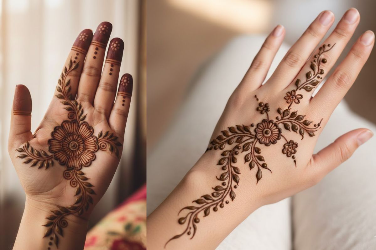 Simple And Easy Mehndi Design 