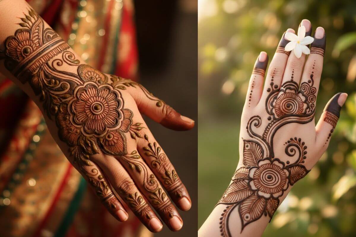 Easy Arabic  Mehndi Design 