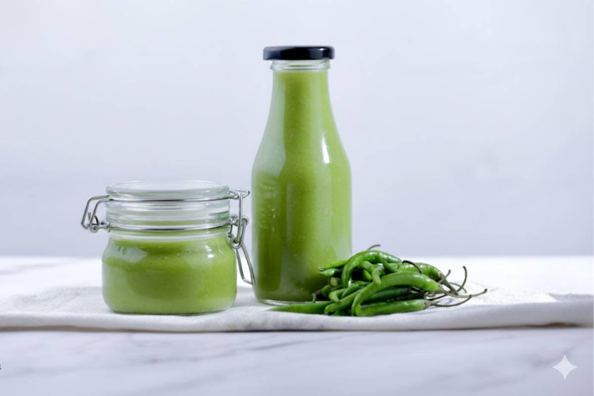 How to Make Homemade Green Chilli Sauce