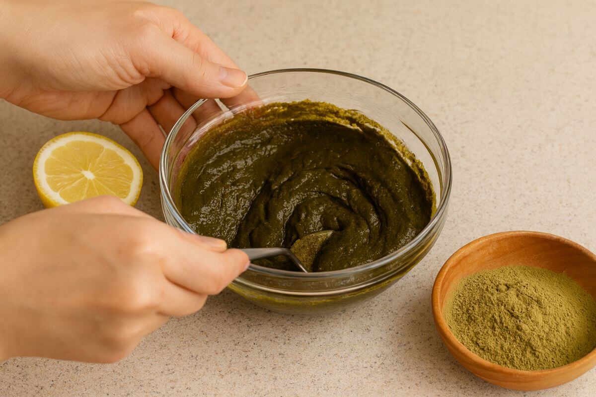 How To Prepare Mehndi Paste 1