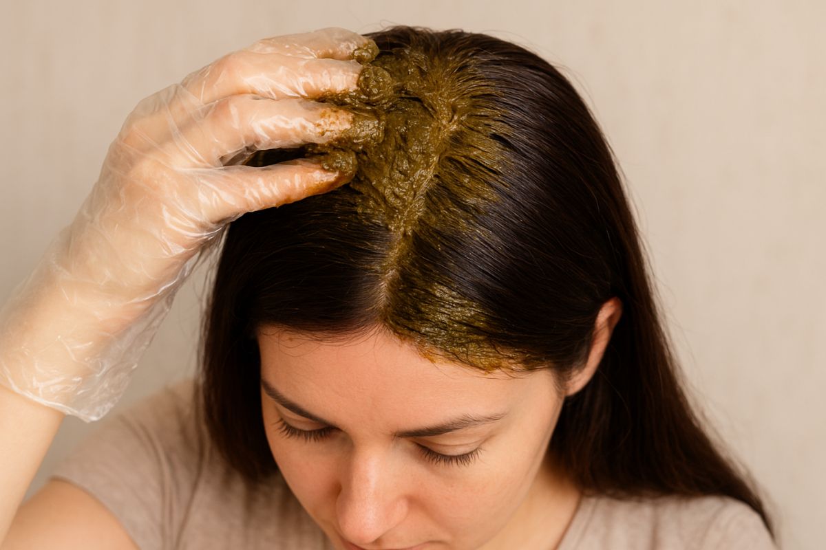 How To Apply Mehndi On Hair