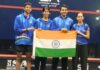 भारतीय स्क्वाश टीम ने रचा इतिहास, पहली बार जीता खिताब, पीएम मोदी और गृह मंत्री अमित शाह ने दी बधाई Indian Squash Team Won Wc