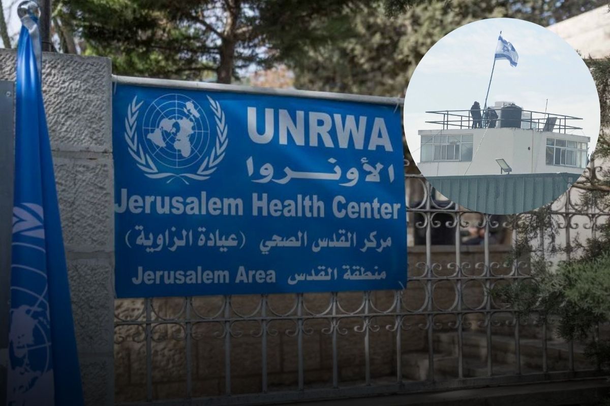 Israel raids UNRWA Jerusalem replaces UN flag with theirs