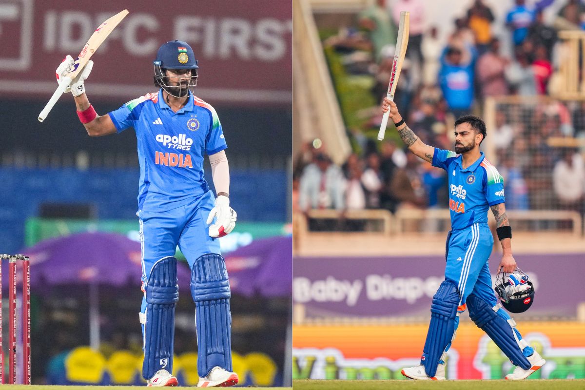 KL Rahul and Virat Kohli in 1st ODI