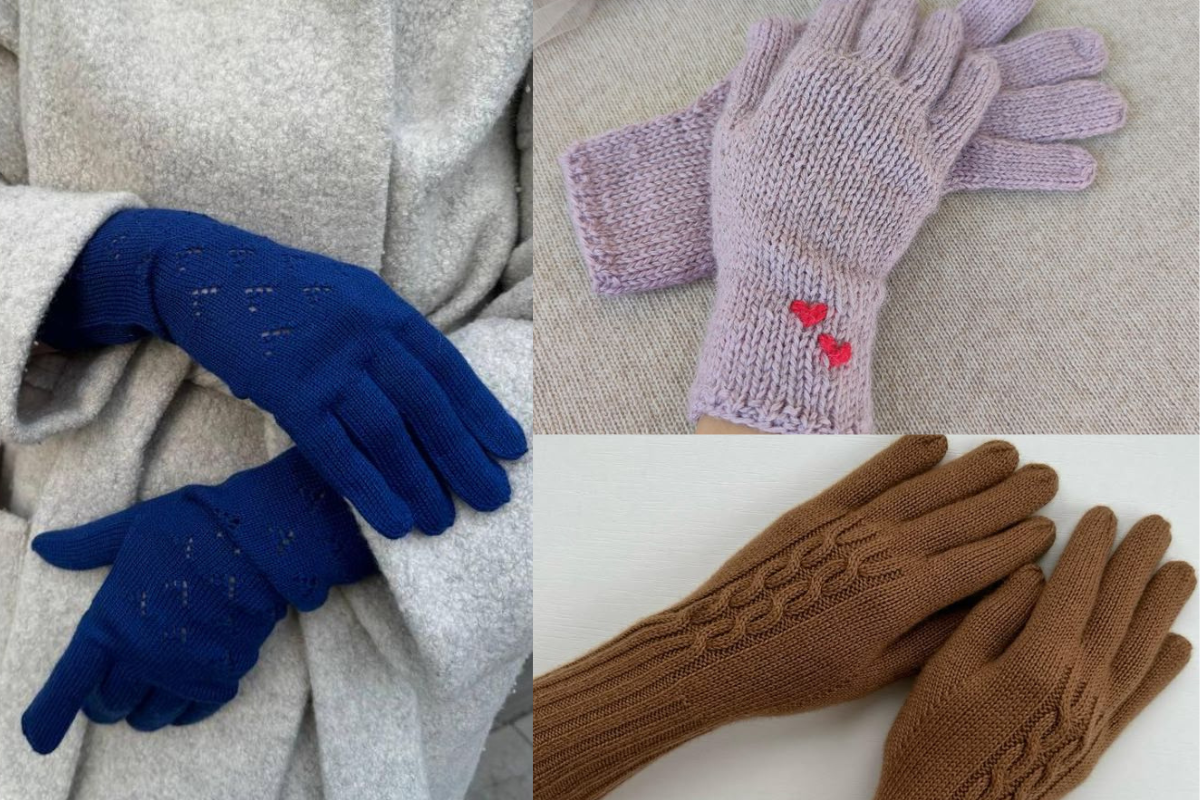 Woolen Gloves Designs: ठंड में हाथों को गर्म और स्टाइलिश रखने के लिए ट्राय करें ये ट्रेंडी वूलन ग्लव्स डिजाइंस 1 Knitted Woolen Gloves