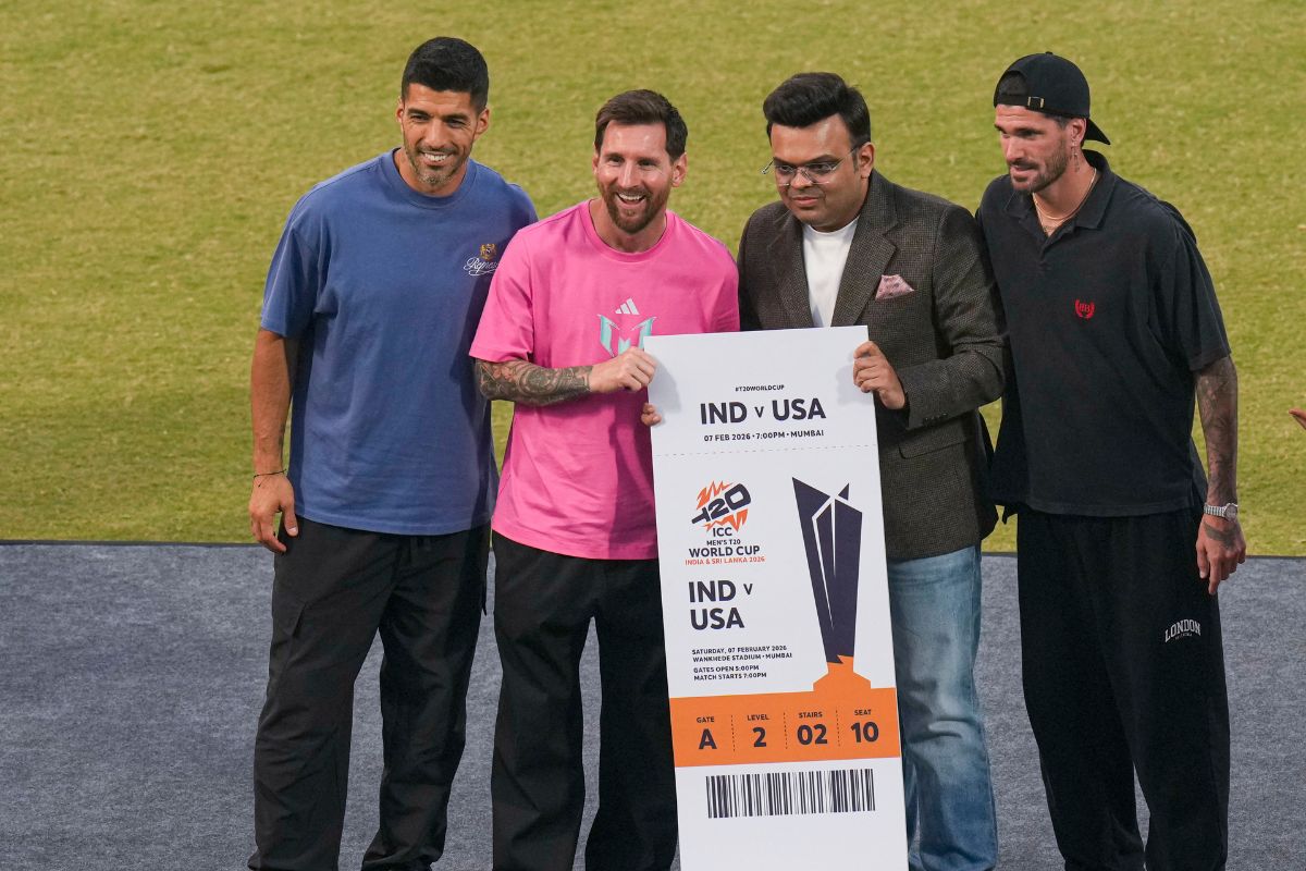 Lionel Messi And Jay Shah