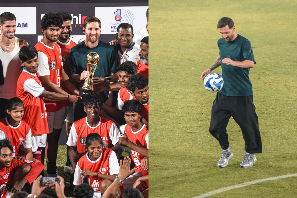 Lionel Messi in Hyderabad